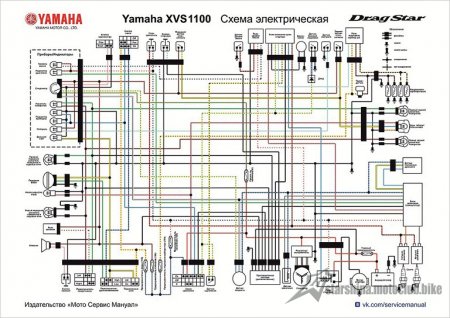 Схеми електричного обладнання Зарубіжних мотоциклів.